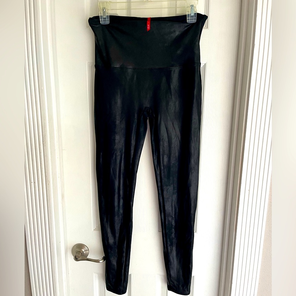 Spanx faux leather leggings
